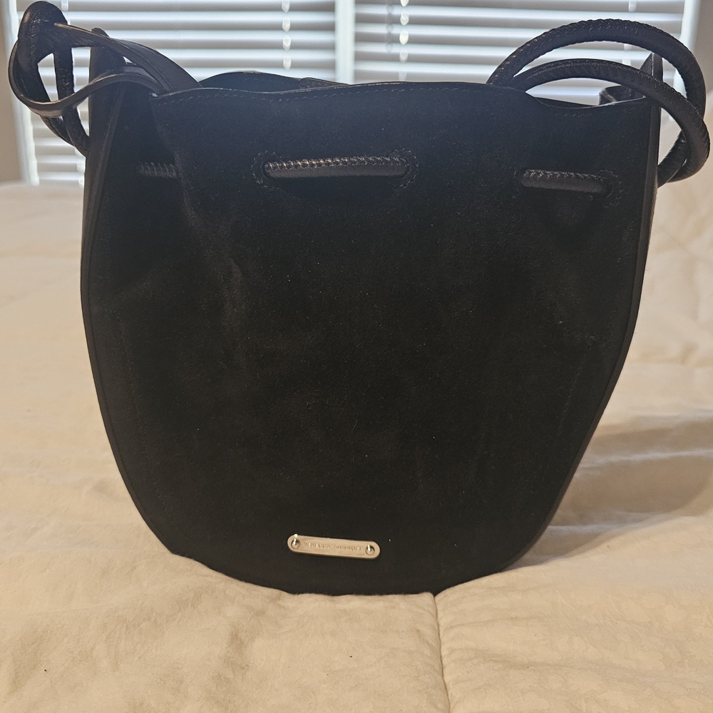 Rebecca Minkoff Black Suede Shoulder Bag